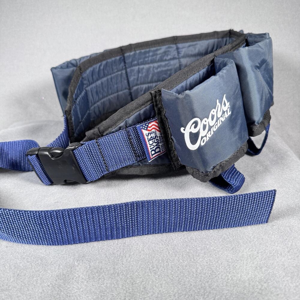 Buck's Bags‎ Coors Original Beer Can Holder Utility Waist Belt Adjustable USA